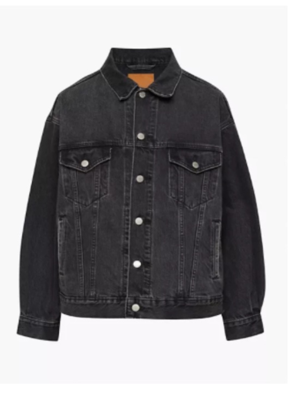 Aritzia Denim Forum Black Denim Jacket
